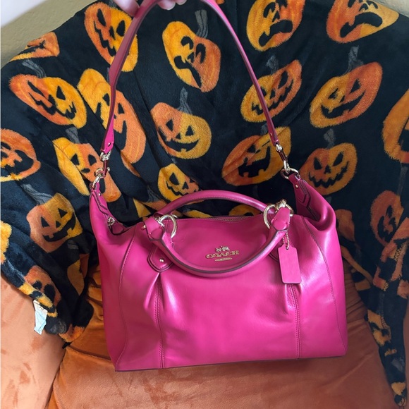 Coach Collette Leather Caryall Bag - Picture 2 of 11